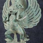 Indonesian Bronze Vishnu Riding Garuda | 21" x 8" x 13" (53.3 x 20.3 x 33 cm) | 4.93 kg Lost Wax Sacred Art | Divine Journey Murti